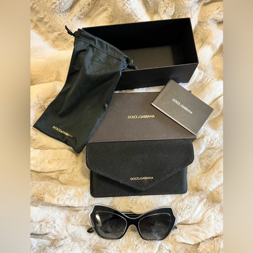 Never worn. Original owner. Dolce & Gabbana cat eye sunglasses